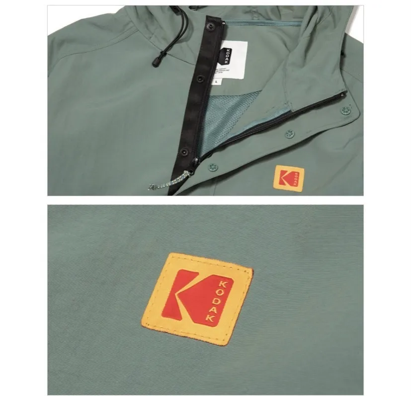 KODAK  |Unisex Street Style Collaboration Long Sleeves Plain Logo