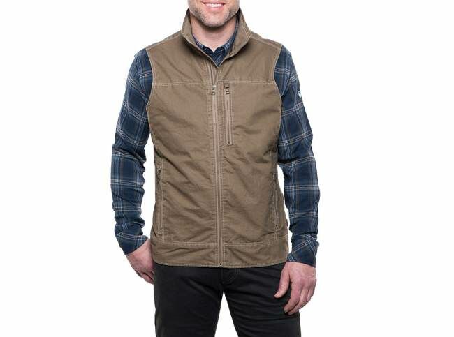 KUHL Men's Burr Vests in Khaki