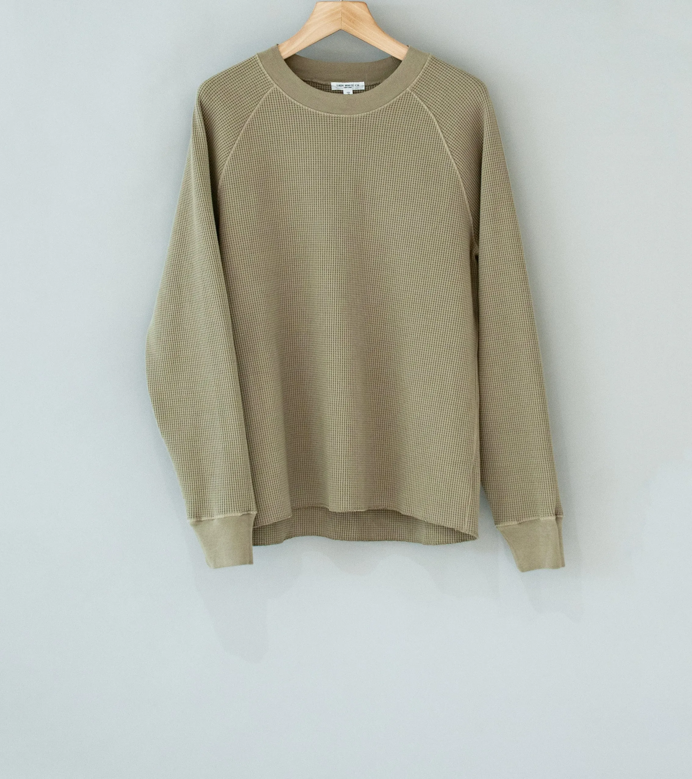 Lady White Co 'Raglan Thermal' (Almond)