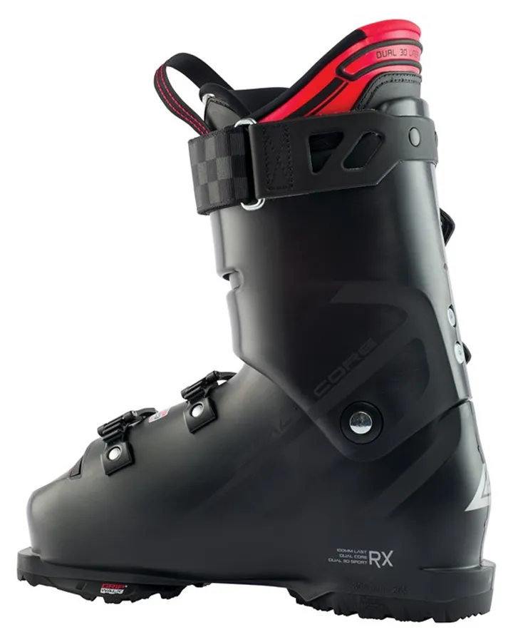 Lange RX 100 Gripwalk All Mountain Ski Boots  - Black / Red - 2023