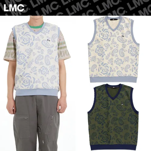 LMC  |Unisex Street Style Logo Vests & Gillets