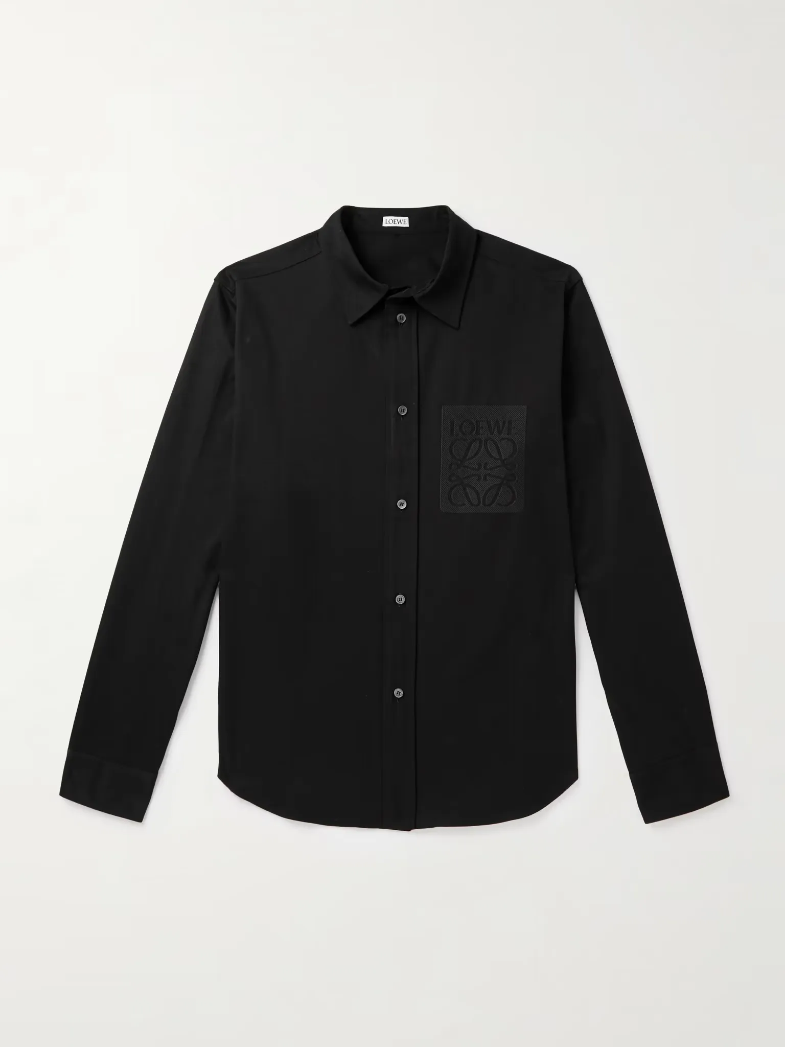 LOEWE  |Button-down Unisex Long Sleeves Plain Cotton Logo Luxury