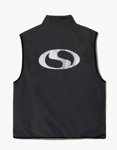 LORES  |Unisex Street Style Plain Logo Skater Style Vests & Gillets