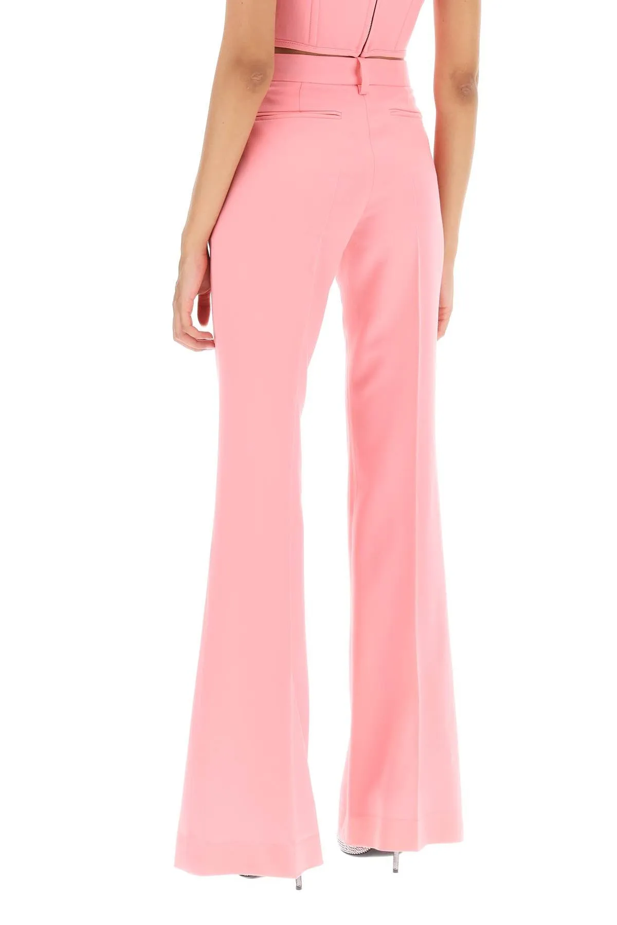 Low Waisted Flared Trousers