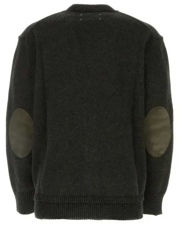 Maison Margiela  |Button-down Wool Plain Cotton Designers Cardigans