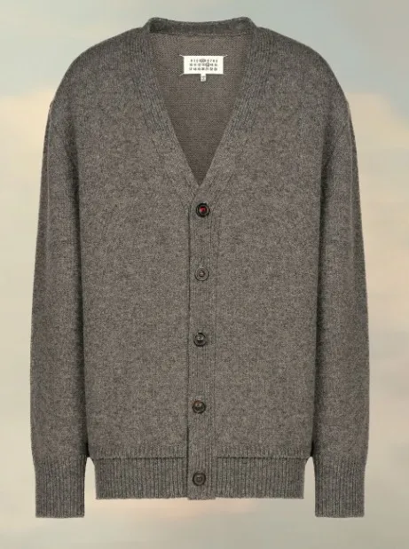 Maison Margiela  |Button-down Wool Plain Cotton Designers Cardigans