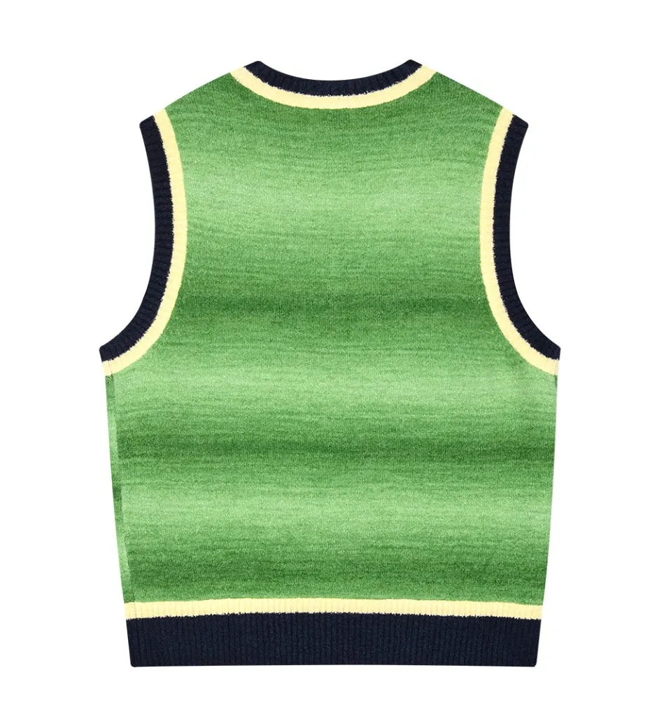 Marithe + Francois Girbaud  |[MARITHE]★GRADATION KNIT VEST