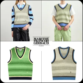 Marithe + Francois Girbaud  |[MARITHE]★GRADATION KNIT VEST