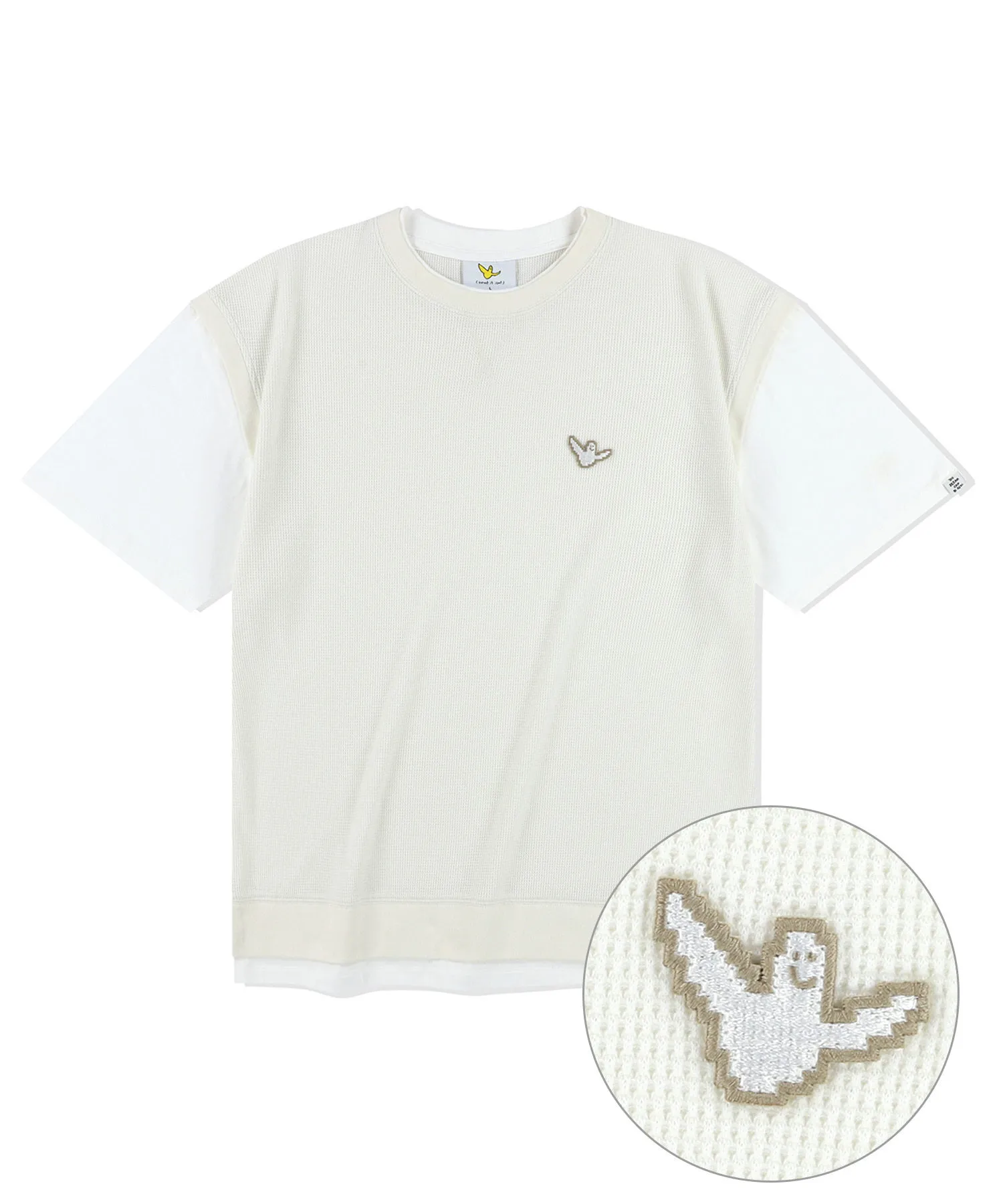 Mark Gonzales  |[WHAT IT ISNT]★ANGEL VEST LAYERD HALF SLEEVE T-SHIRT