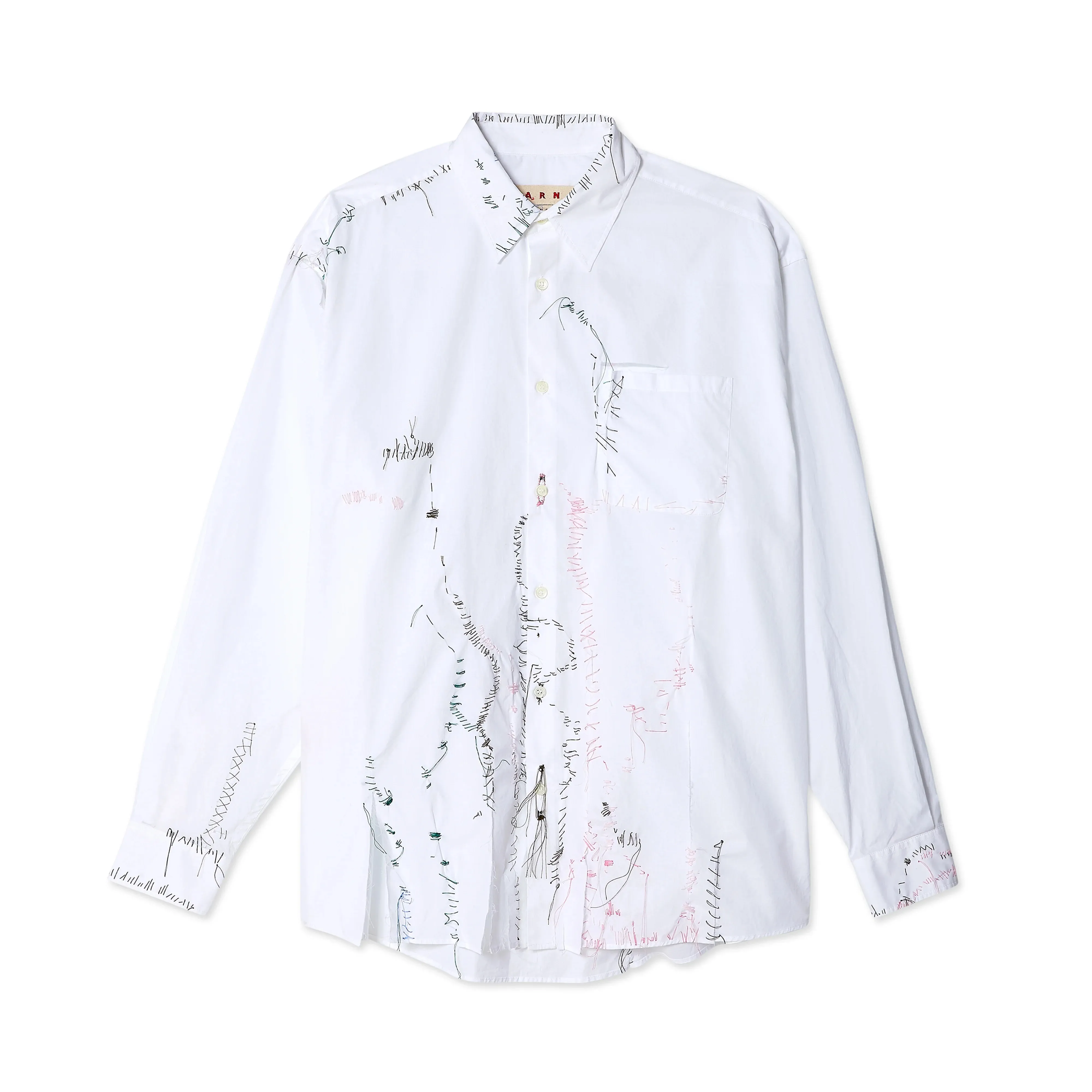 MARNI  |Button-down Long Sleeves Plain Cotton Designers Shirts