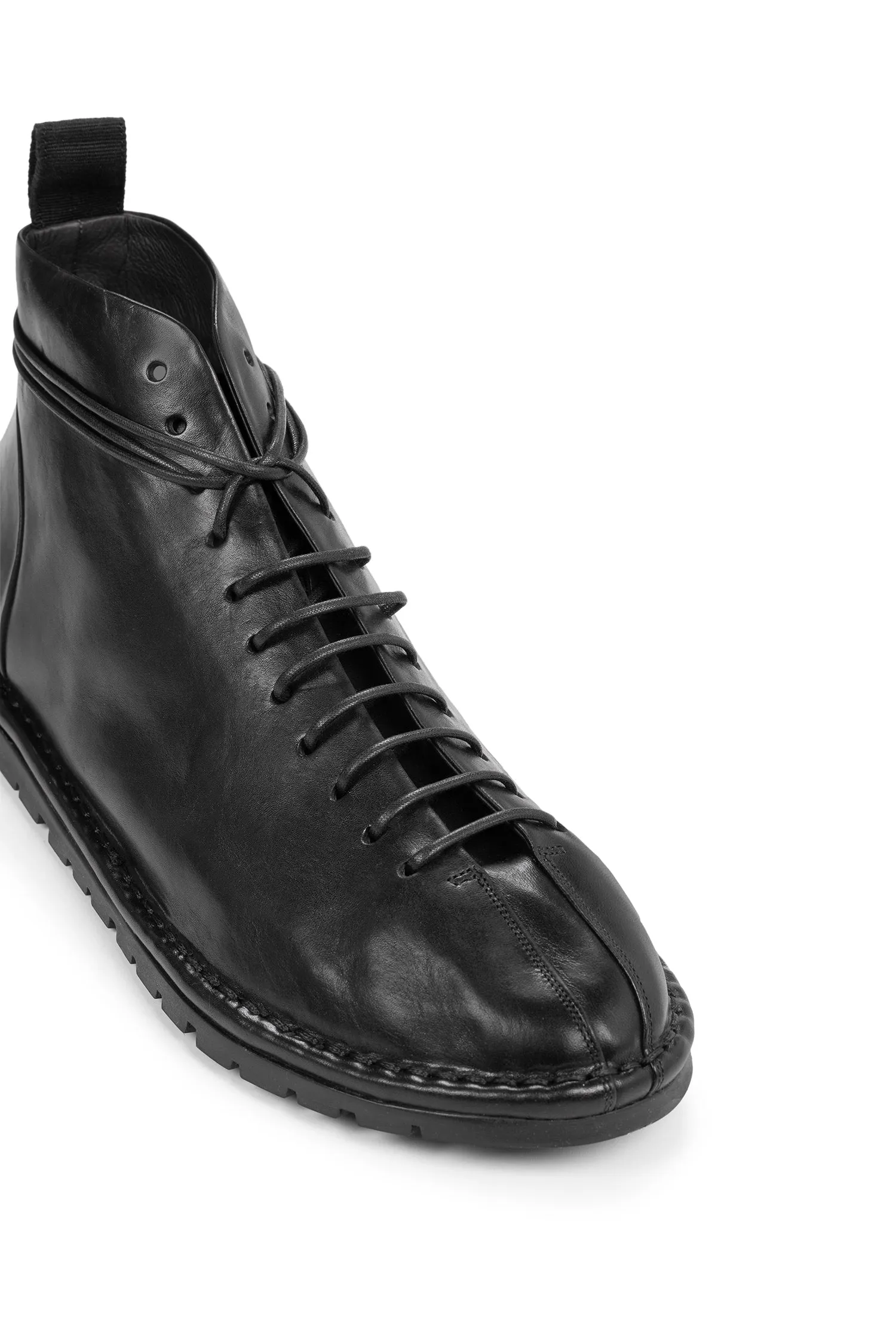 Marsèll Round Toe Lace-Up Shoes