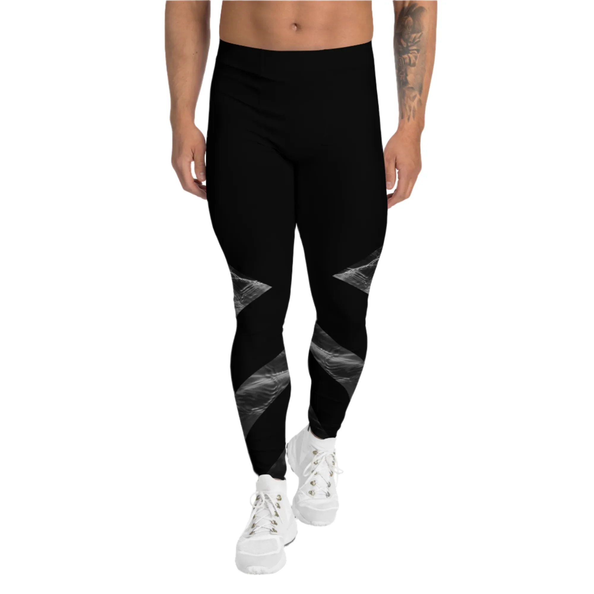 Men's Dark Ripple Leggings