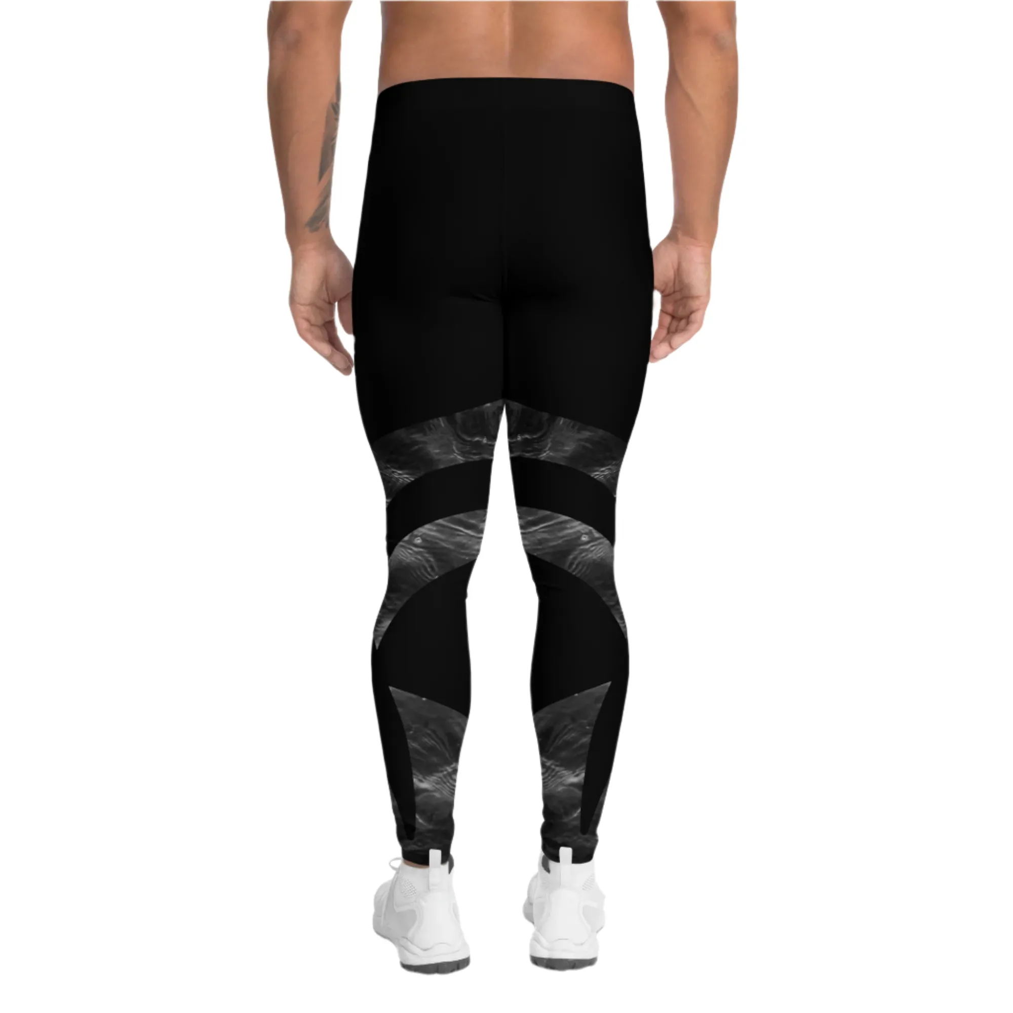 Men's Dark Ripple Leggings