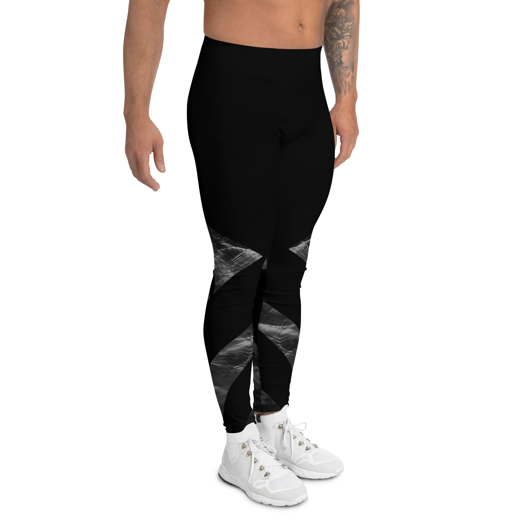 Men's Dark Ripple Leggings