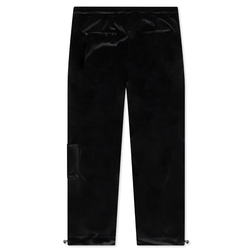 Merci Velour Pants - Black