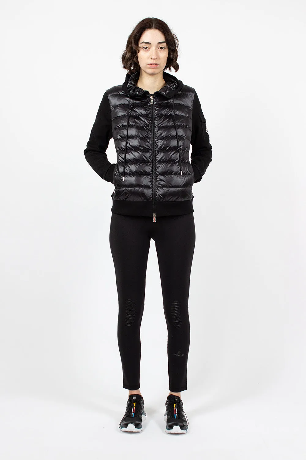 Mesh Panelled Leggings Black