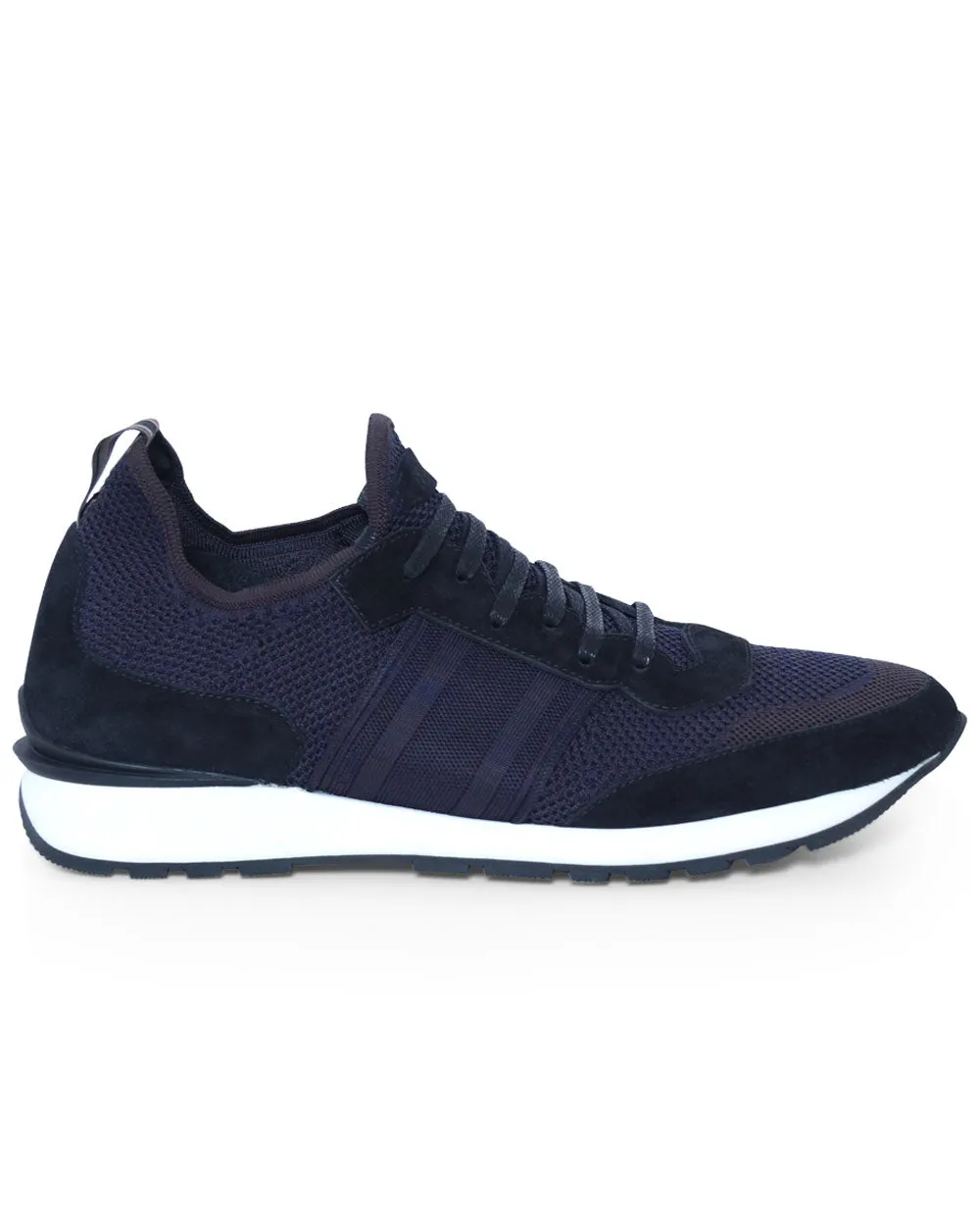 Midnight Runner Sneaker in Blue and Black