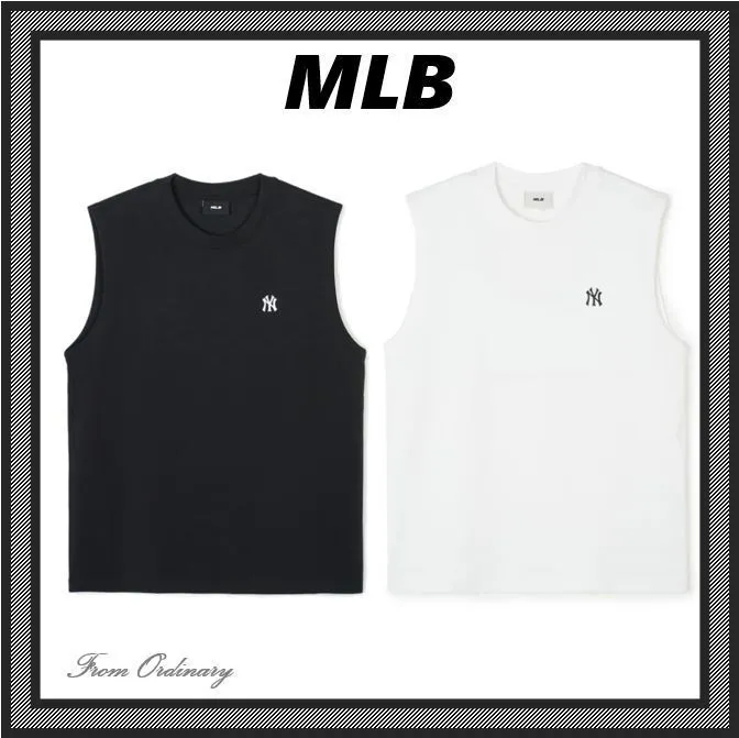 MLB Korea  |Unisex Sleeveless Street Style Cotton Logo Vests & Gillets