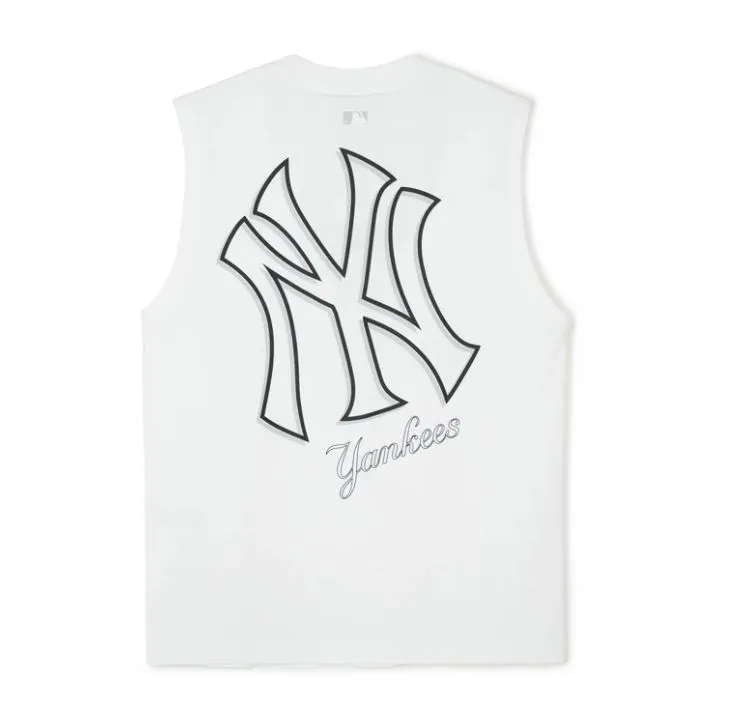 MLB Korea  |Unisex Sleeveless Street Style Logo Vests & Gillets