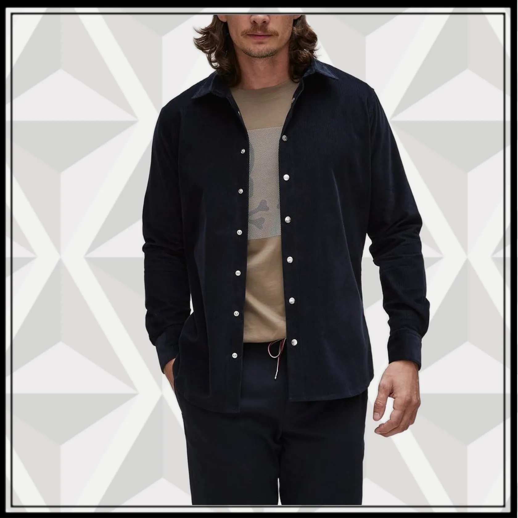 MONCLER  |Button-down Long Sleeves Plain Cotton