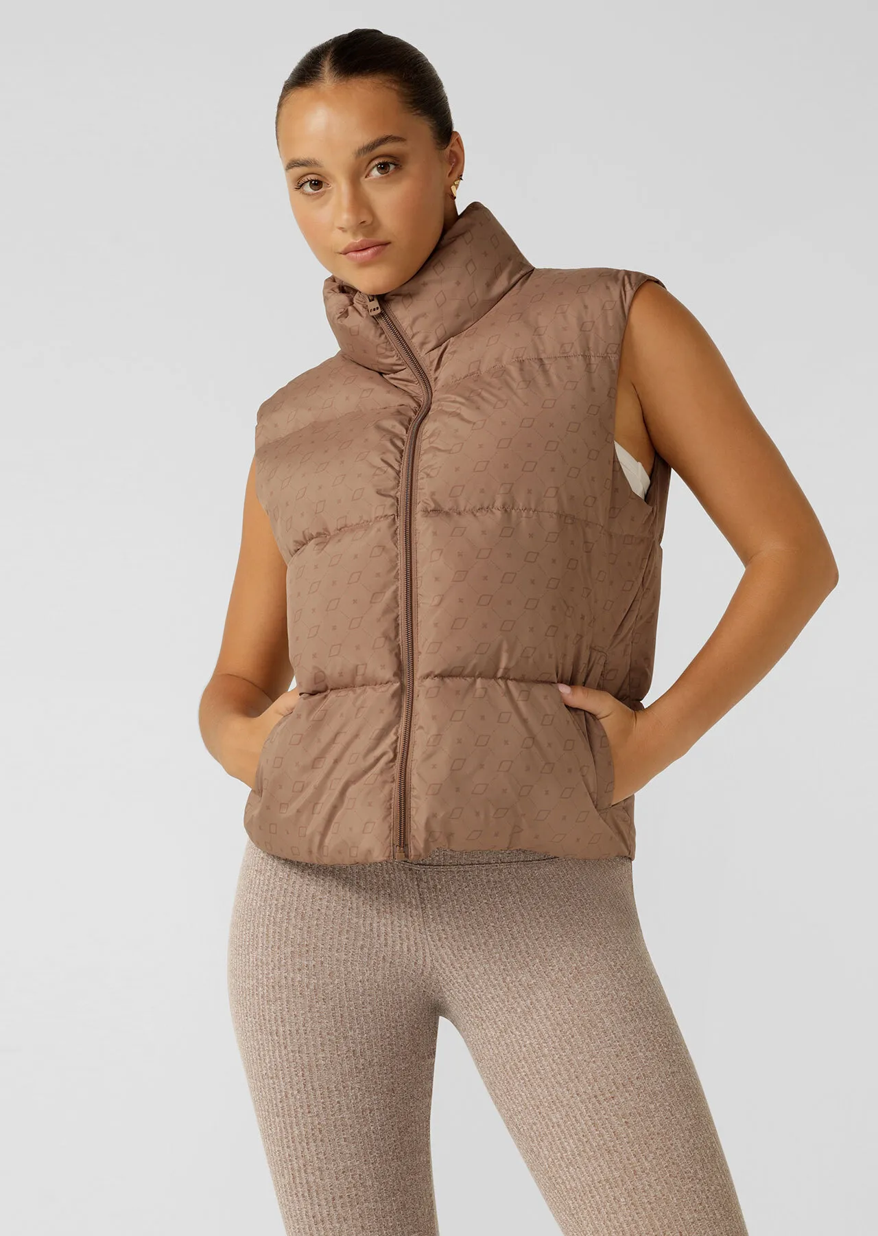 Monogram Puffer Vest | Jackets, Hoodies and Sweats | Lorna Jane Australia