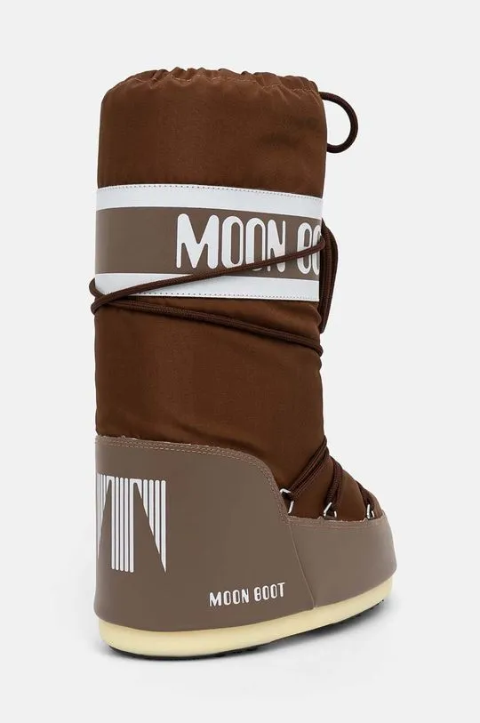 Moon Boot snow boots MB ICON NYLON brown color 80D1400440 M005