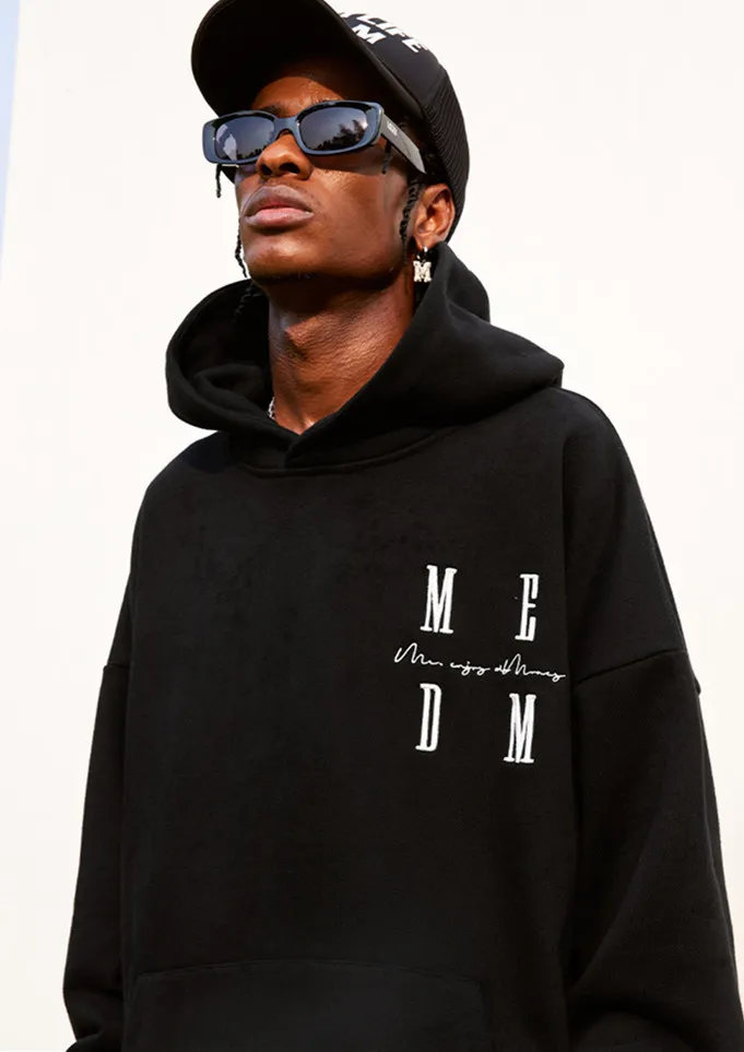 MR. ENJOY DA MONEY  |Unisex Street Style Long Sleeves Logo Hoodies