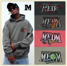 MR. ENJOY DA MONEY  |Unisex Sweat Street Style Long Sleeves Logo Hoodies