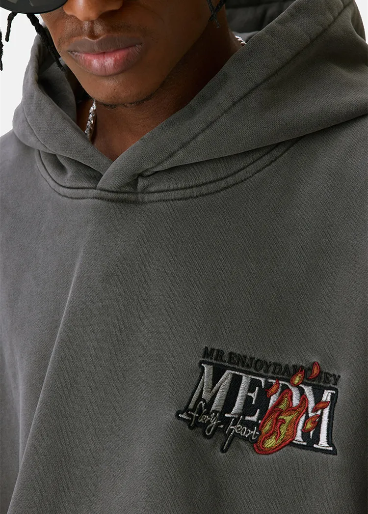 MR. ENJOY DA MONEY  |Unisex Sweat Street Style Long Sleeves Logo Hoodies