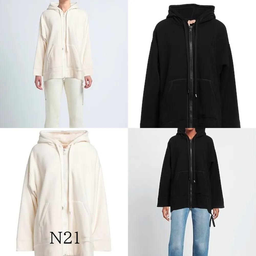 N21 numero ventuno  |Street Style Long Sleeves Plain Logo Hoodies & Sweatshirts