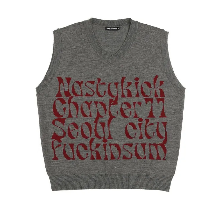 NASTYKICK  |Unisex Street Style Oversized Logo Vests & Gillets