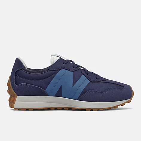 New Balance Boys PS327HL1 Heritage Sneaker- Pigment and Oxygen Blue