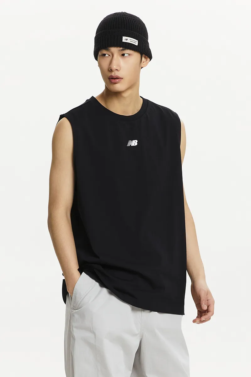 New Balance  |Sleeveless Street Style Plain Cotton Vests & Gillets