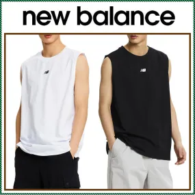 New Balance  |Sleeveless Street Style Plain Cotton Vests & Gillets