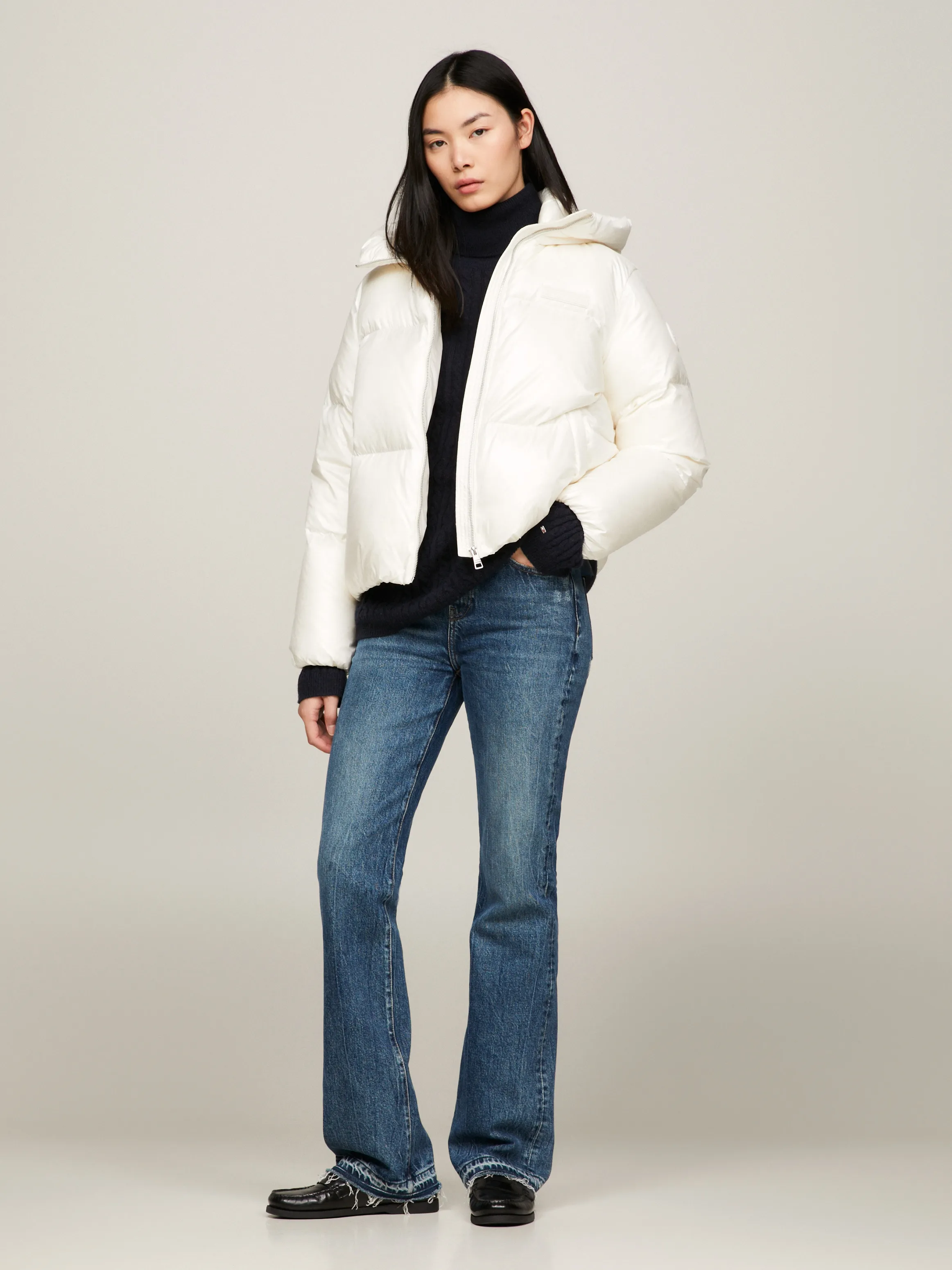 New York Down Relaxed Puffer Jacket | Coats & Jackets | Tommy Hilfiger