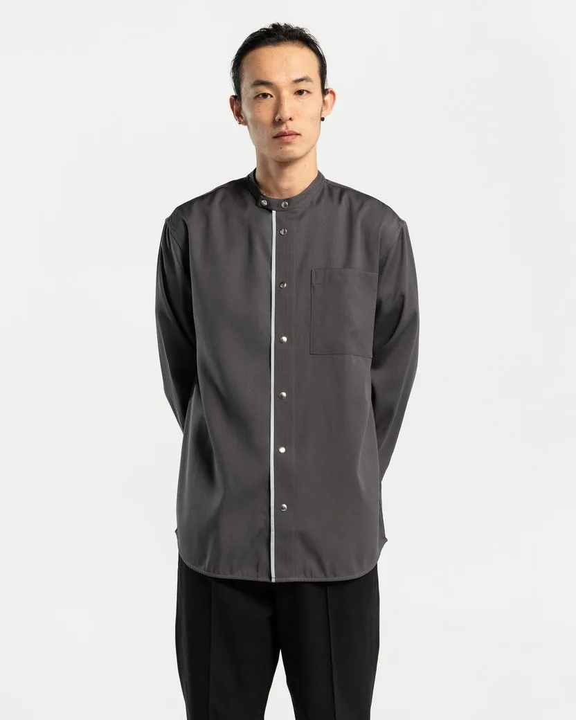 OAMC  |Button-down Wool Long Sleeves Plain Front Button Designers