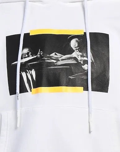 Off-White  |Sweat Street Style Long Sleeves Plain Cotton Logo Hoodies