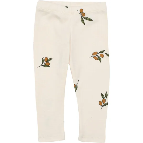 Organic Zoo Leggings, Olive Garden