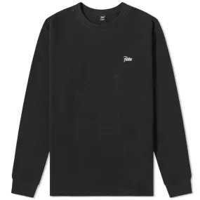 Patta Long Sleeve Thermal Waffle TeeBlack