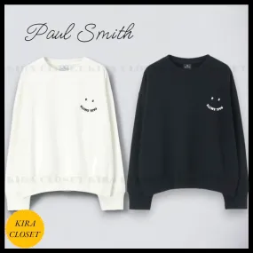 Paul Smith  |Unisex Street Style Long Sleeves Plain Logo