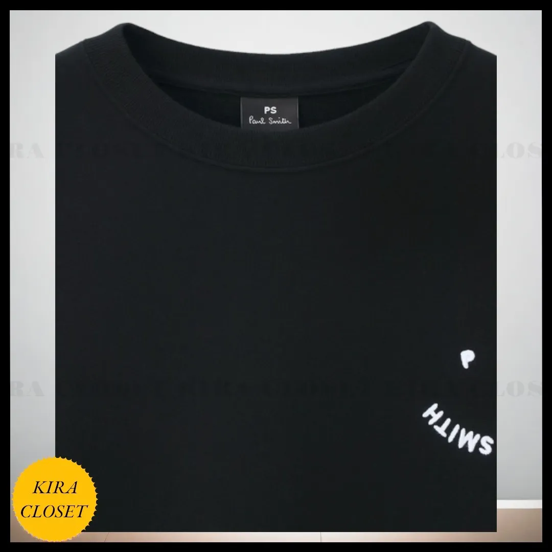 Paul Smith  |Unisex Street Style Long Sleeves Plain Logo