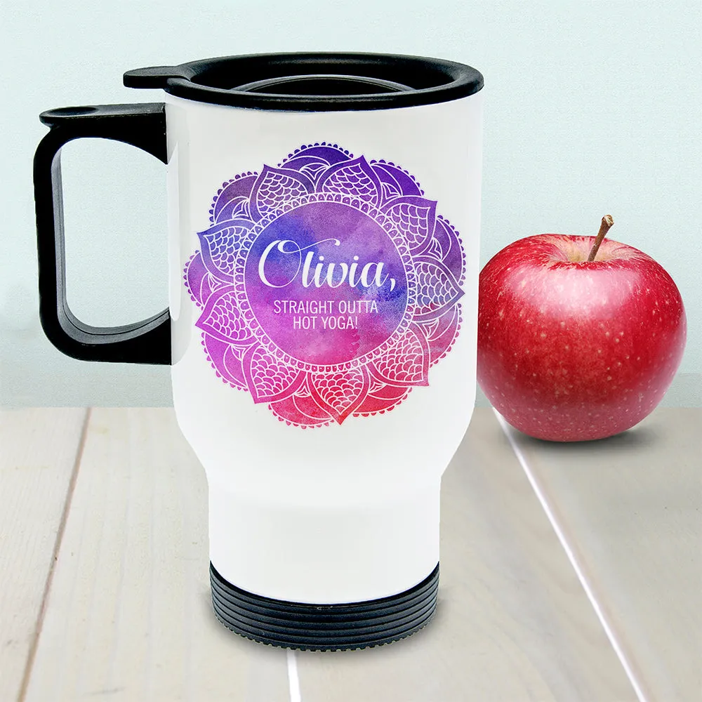 Personalised Spirited White Travel Mug