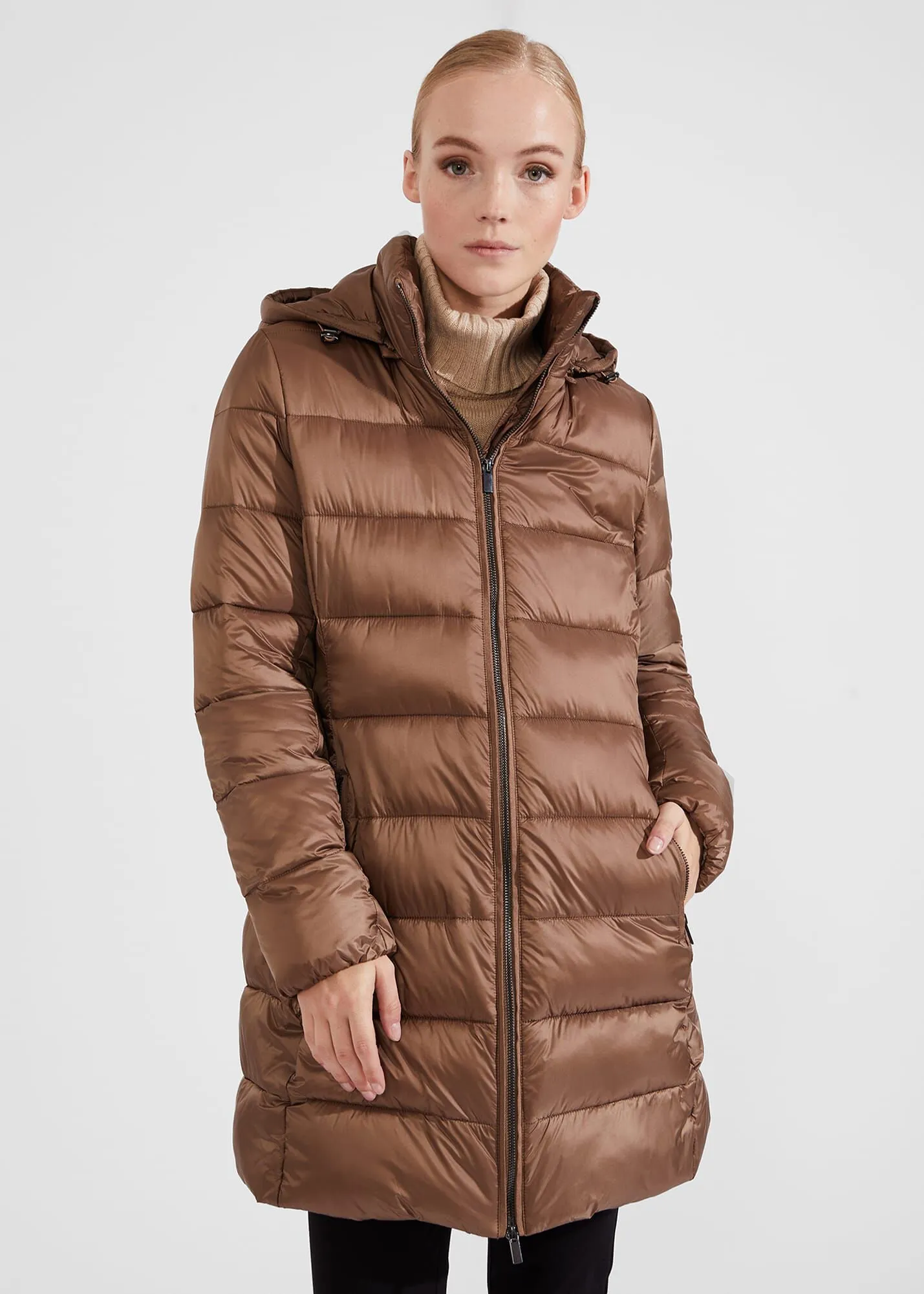 Petite Joelle Hooded Puffer 