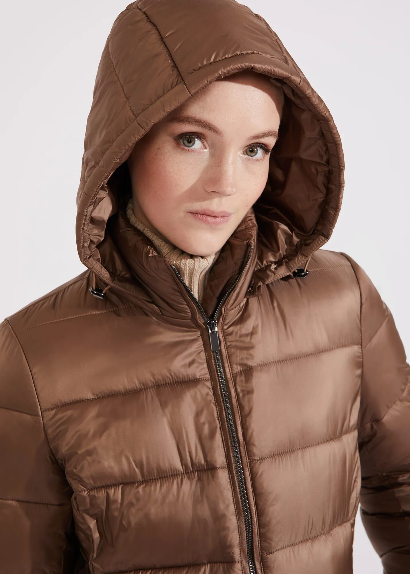 Petite Joelle Hooded Puffer 