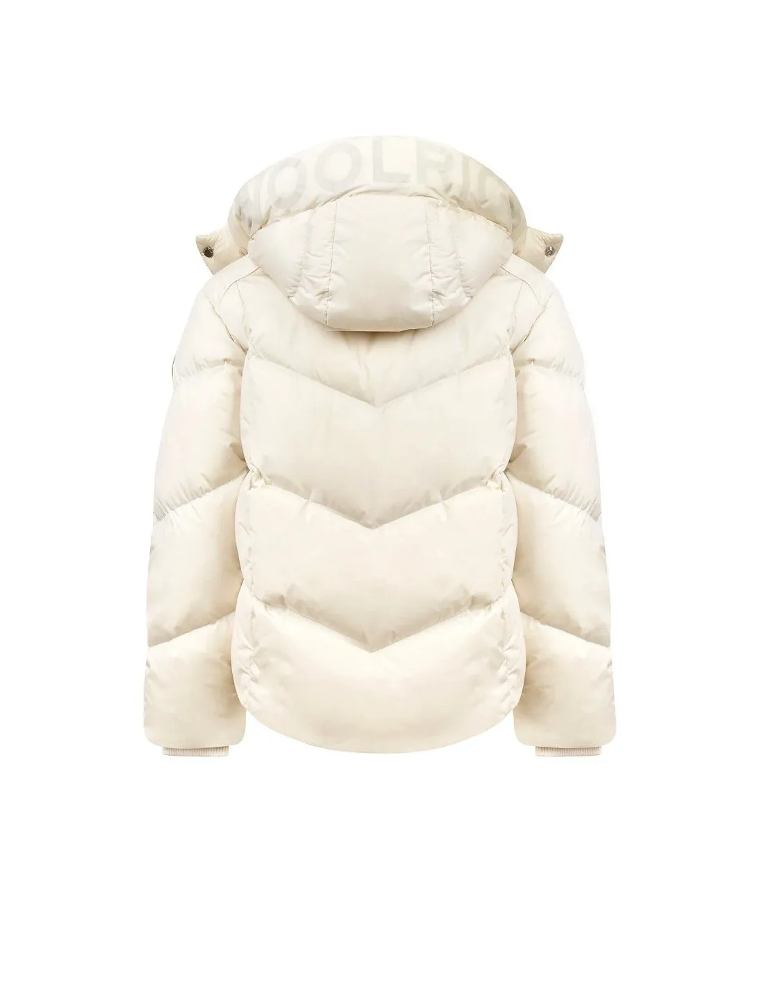 Piumino Woolrich donna  alsea corto down puffer crema