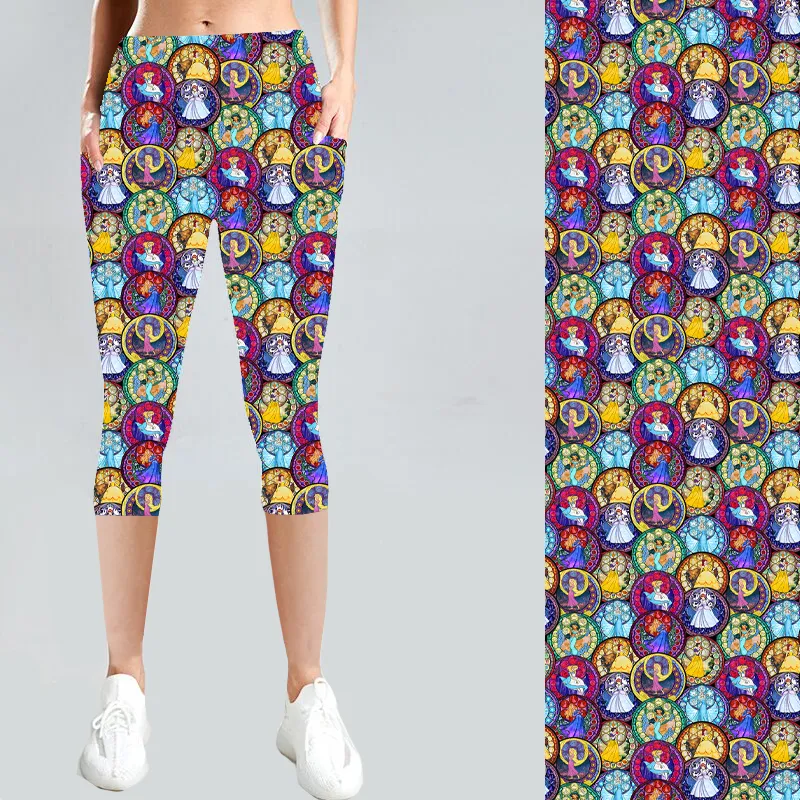 Princess Mosaic with Side Pocket Leggings