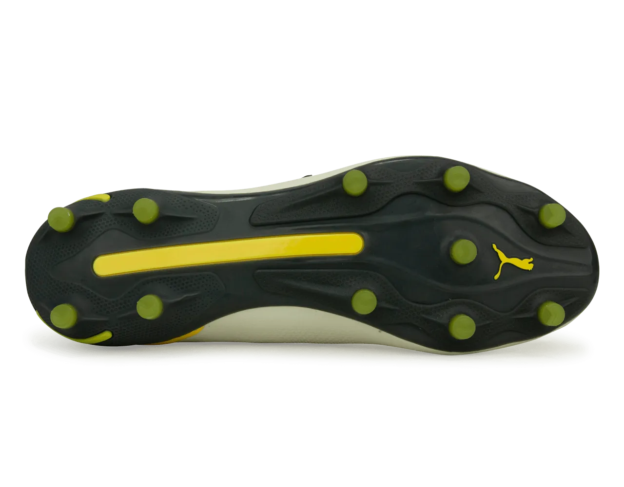 PUMA Men's King Ultimate FG/AG Alpine Snow/Asphalt Yellow