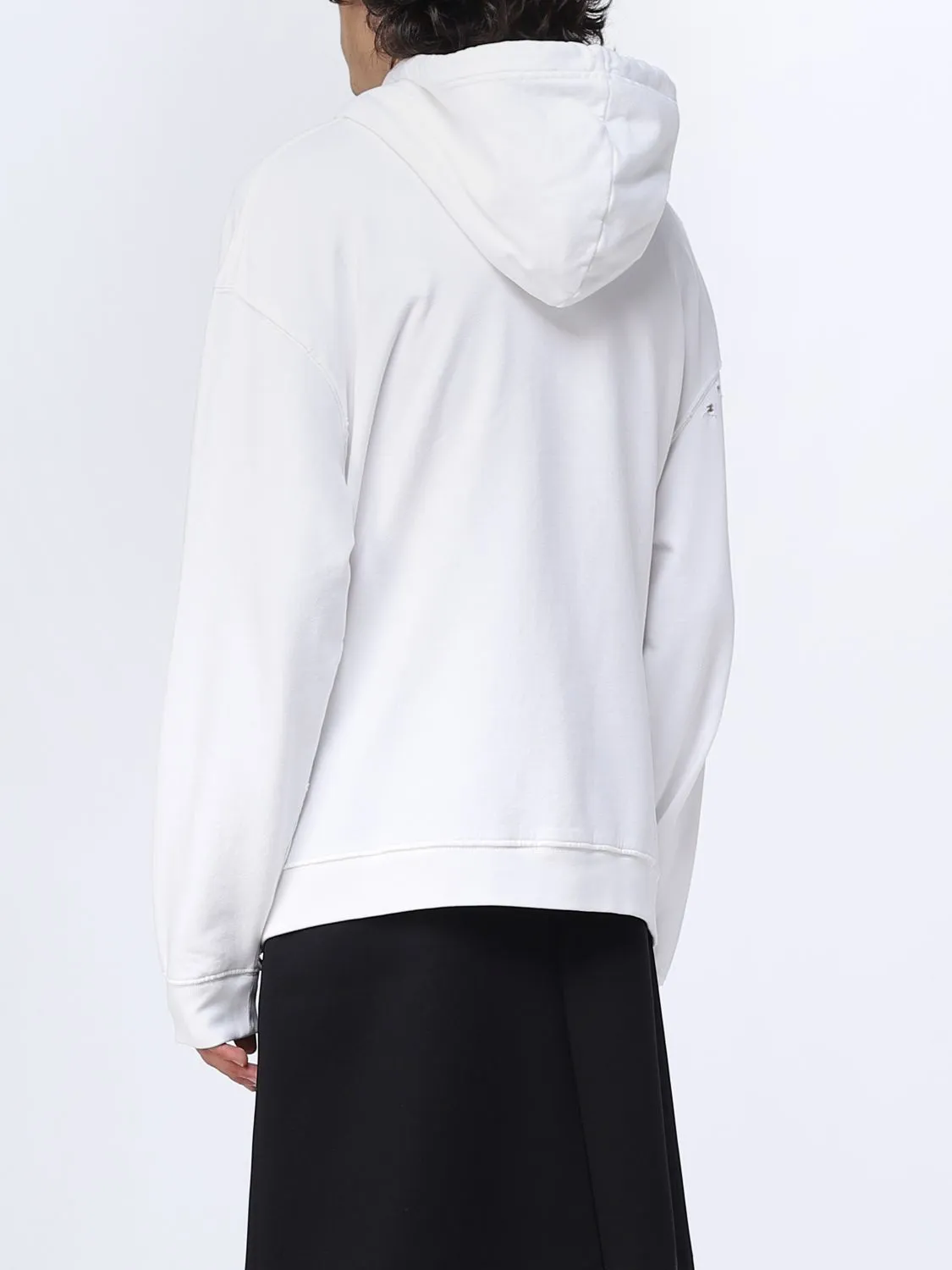 RAF SIMONS  |Sweat Street Style Long Sleeves Cotton Logo Designers