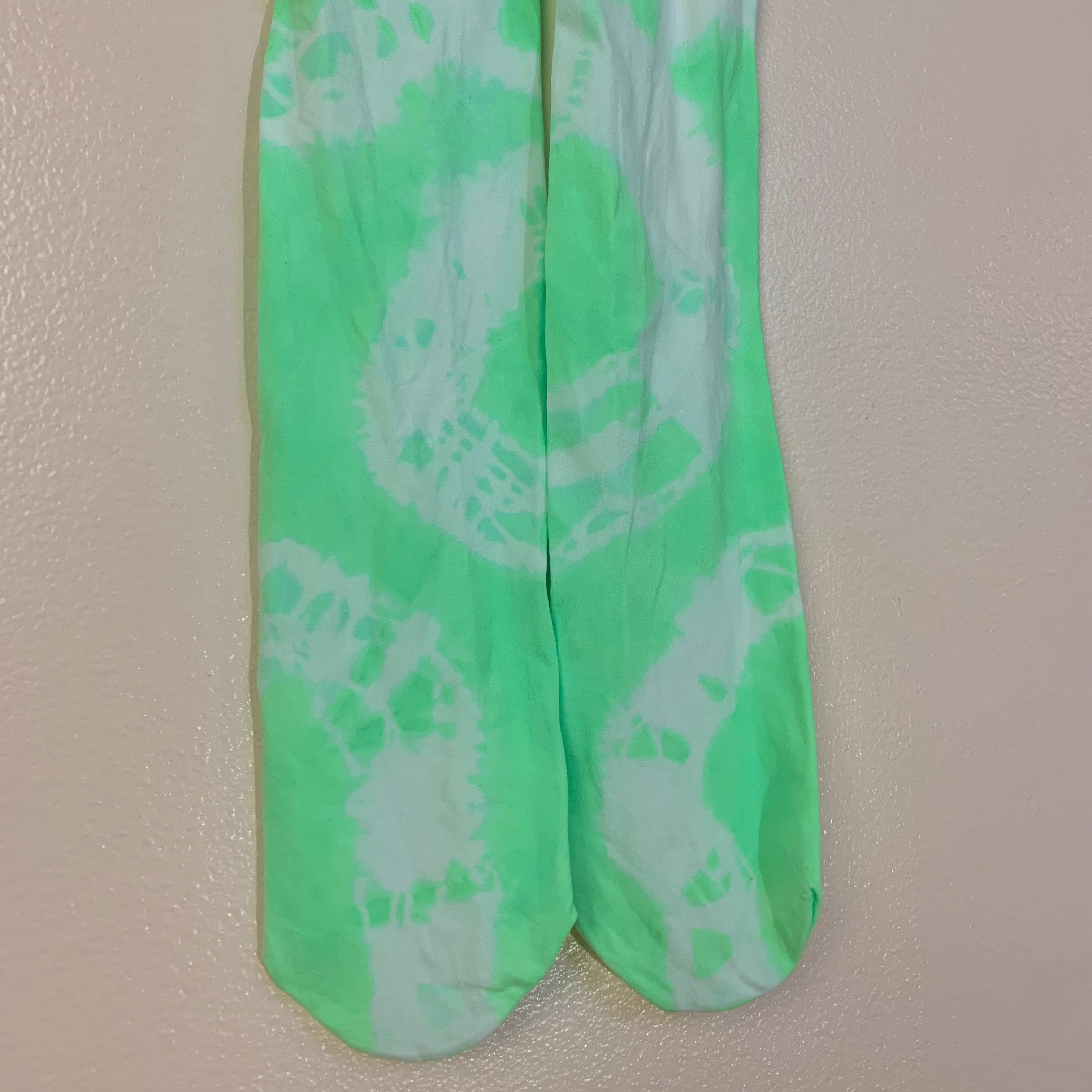 Recycled acid tie dye tights