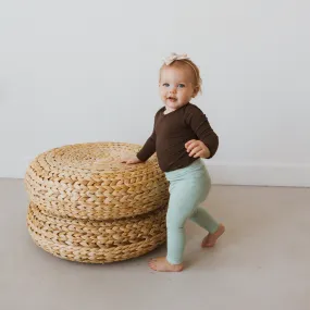 Ribbed Leggings in Sage